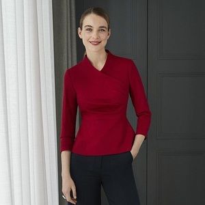 NWT THE FOLD LONDON Lendal top red UK 12 / US 8